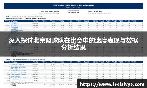 深入探讨北京篮球队在比赛中的速度表现与数据分析结果
