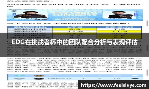 EDG在挑战者杯中的团队配合分析与表现评估
