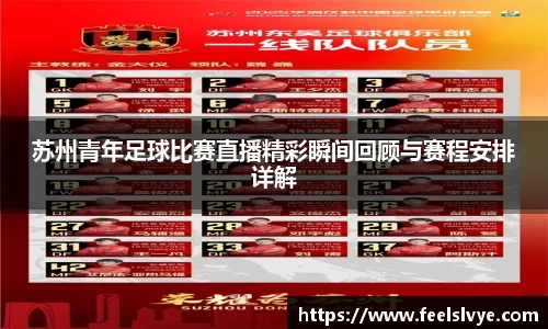 苏州青年足球比赛直播精彩瞬间回顾与赛程安排详解