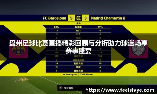 盘州足球比赛直播精彩回顾与分析助力球迷畅享赛事盛宴