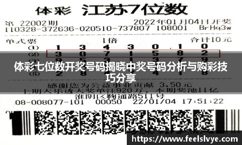 体彩七位数开奖号码揭晓中奖号码分析与购彩技巧分享